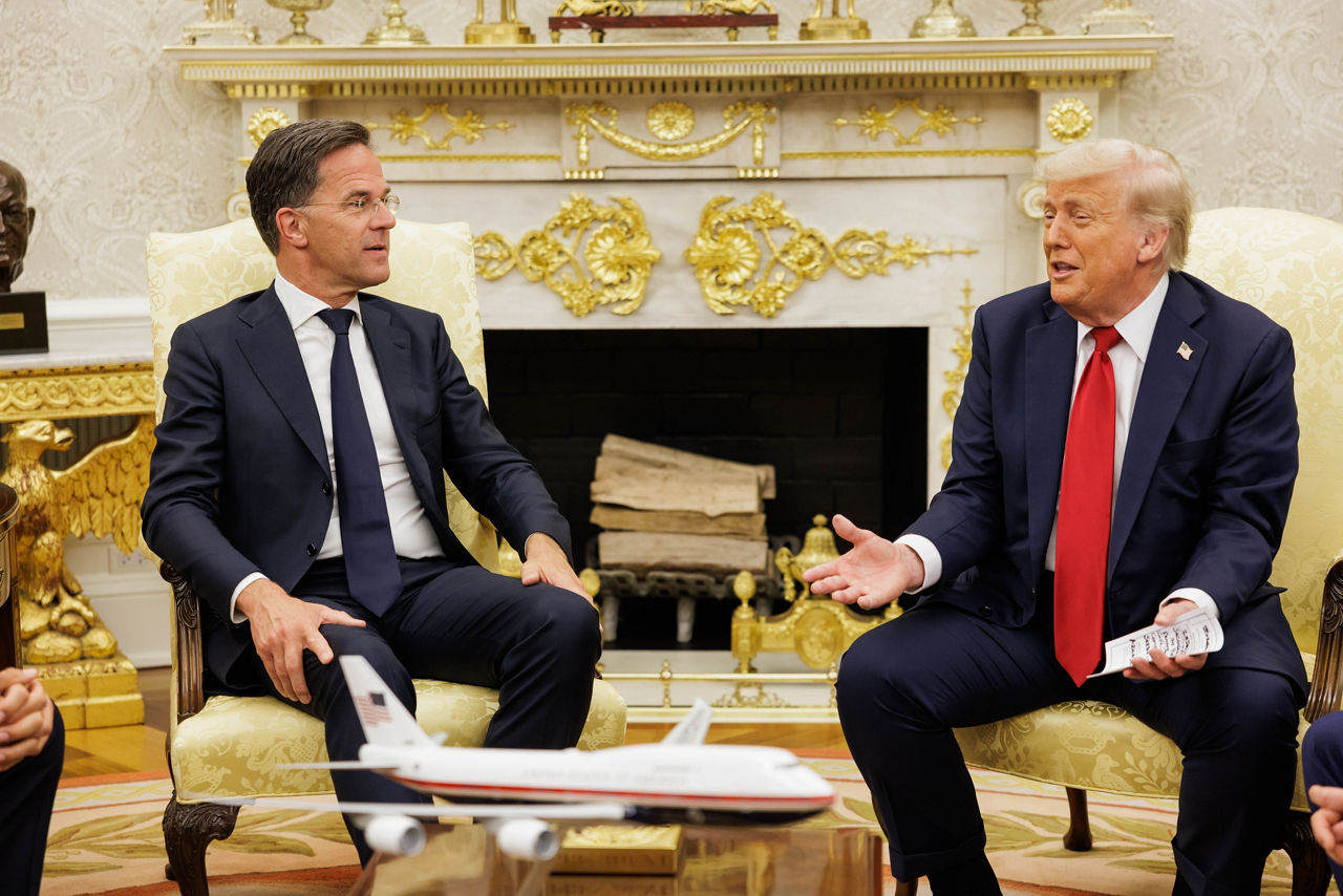 NATO Secretary General Mark Rutte meets with the President of the United States, Mr. Donald J. Trump