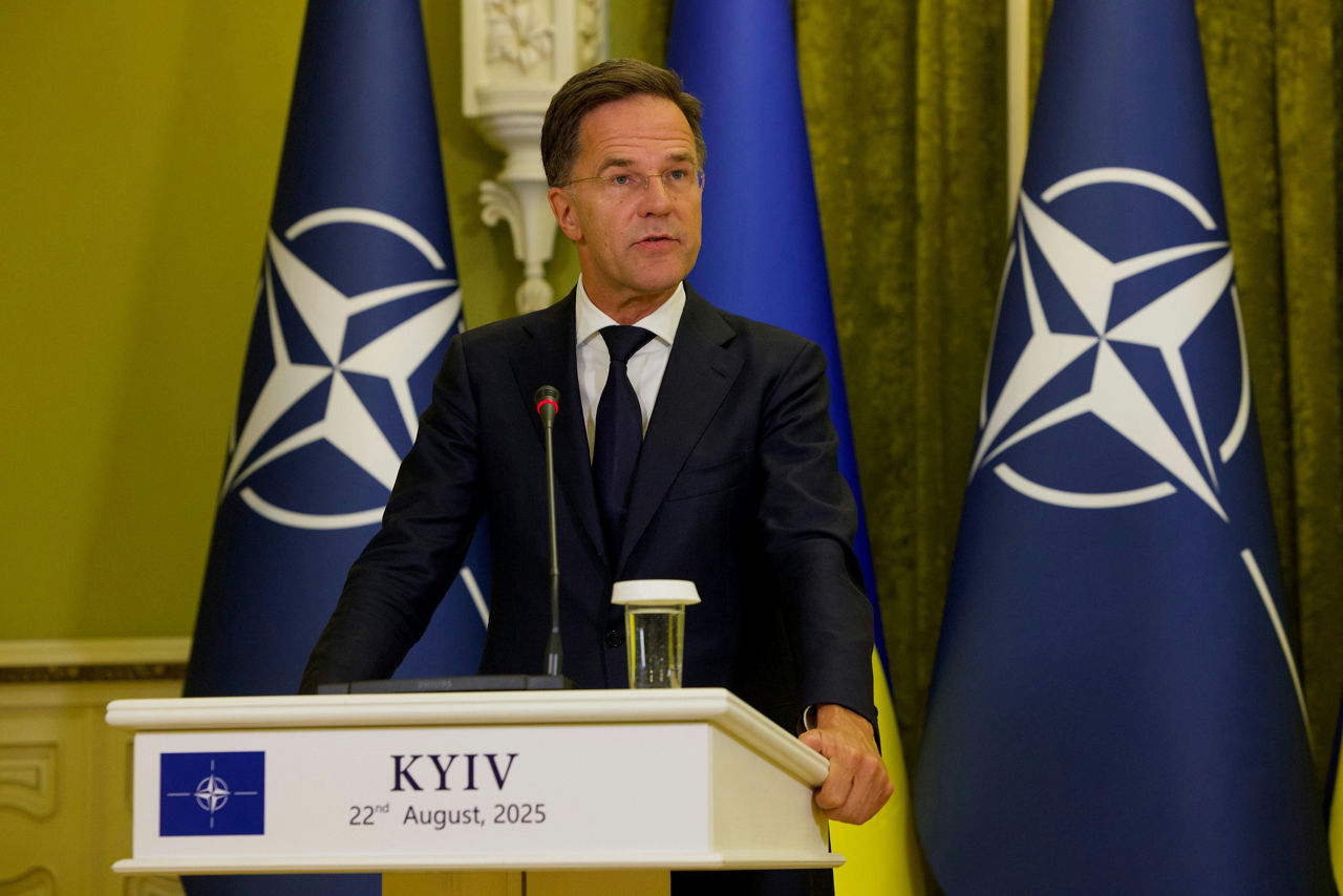 NATO Secretary General Mark Rutte with the President of Ukraine, Volodymyr Zelenskyy