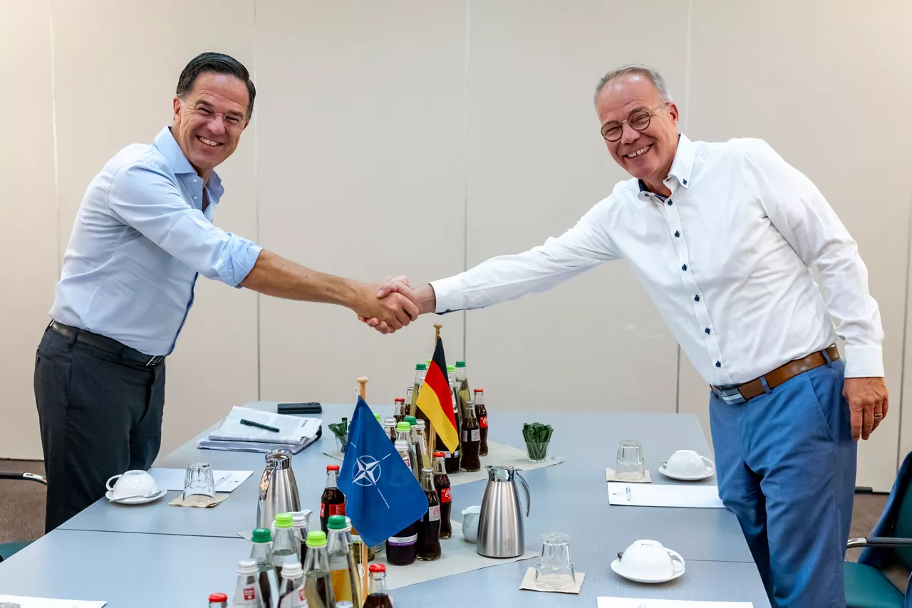 NATO Secretary General Mark Rutte meets with Matthias Miersch, Chair of the Social Democratic Party