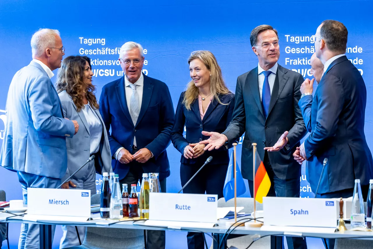 NATO Secretary General Mark Rutte speaks at the Würzburg25 conference 