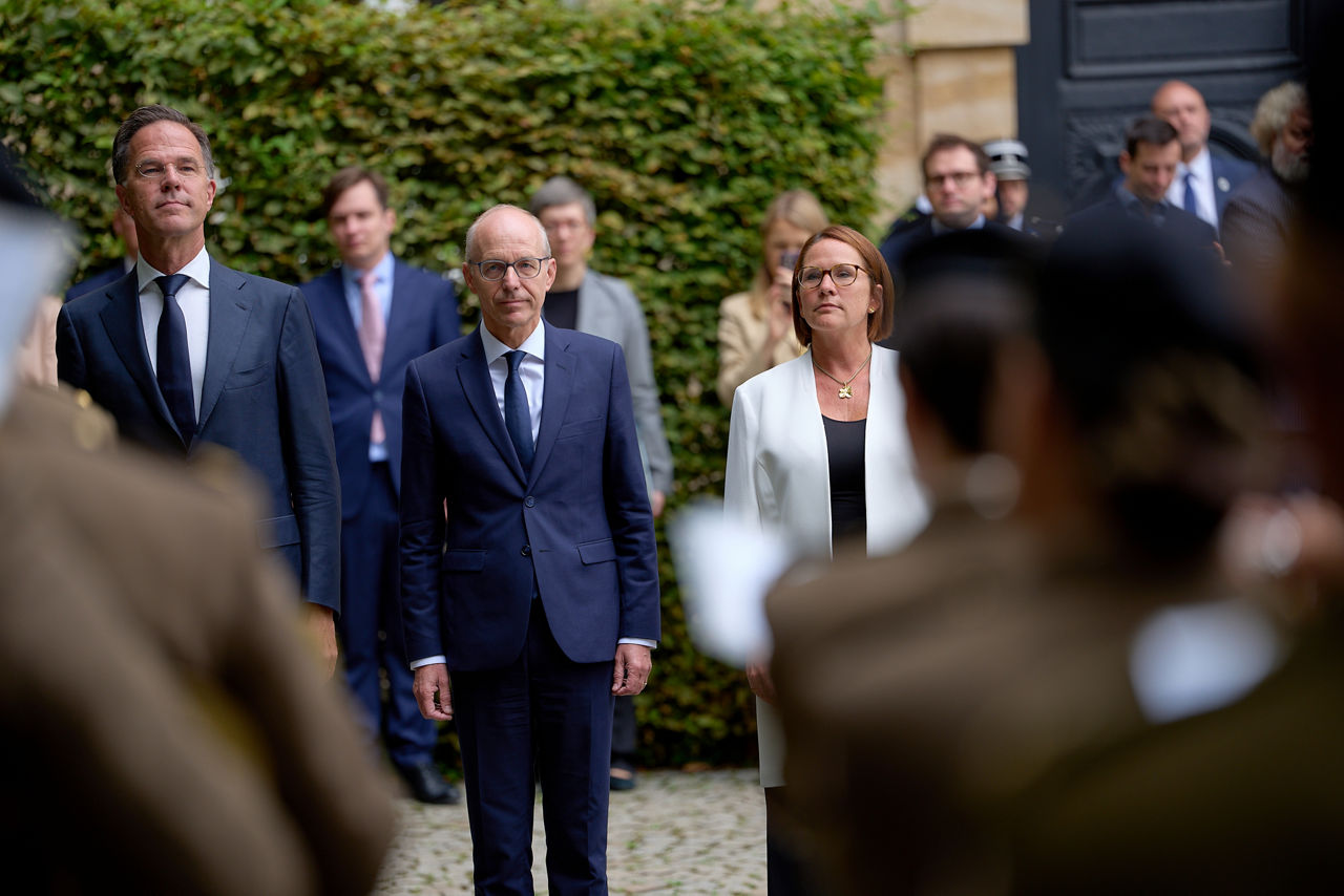 NATO Secretary General Mark Rutte meets with the Prime Minister, Luc Frieden and the Minister of Defence, Yuriko Backes