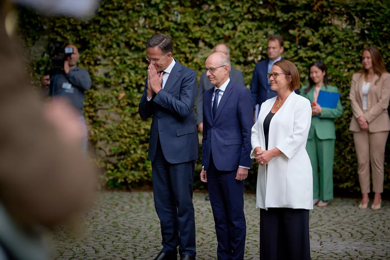 NATO Secretary General Mark Rutte meets with the Prime Minister, Luc Frieden and the Minister of Defence, Yuriko Backes