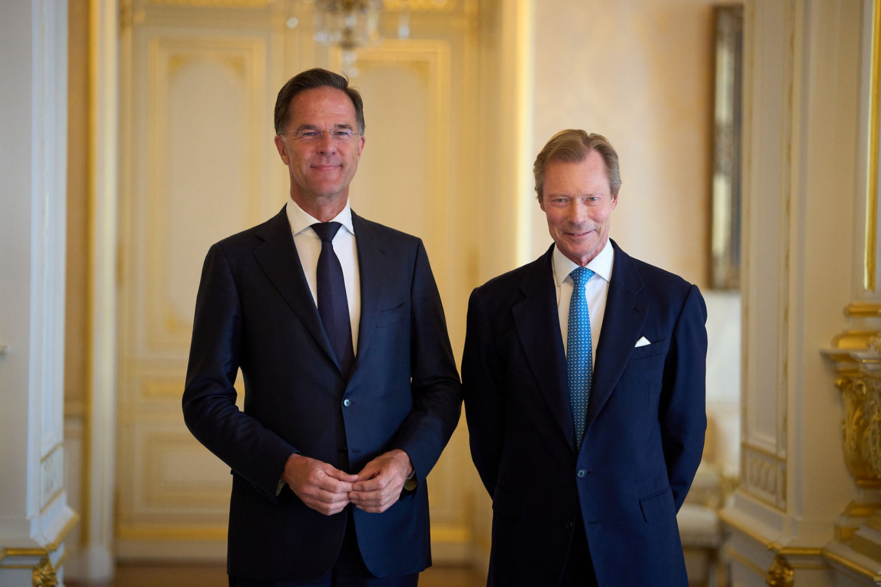 NATO Secretary General Mark Rutte meets with His Royal Highness Grand-Duke Henri