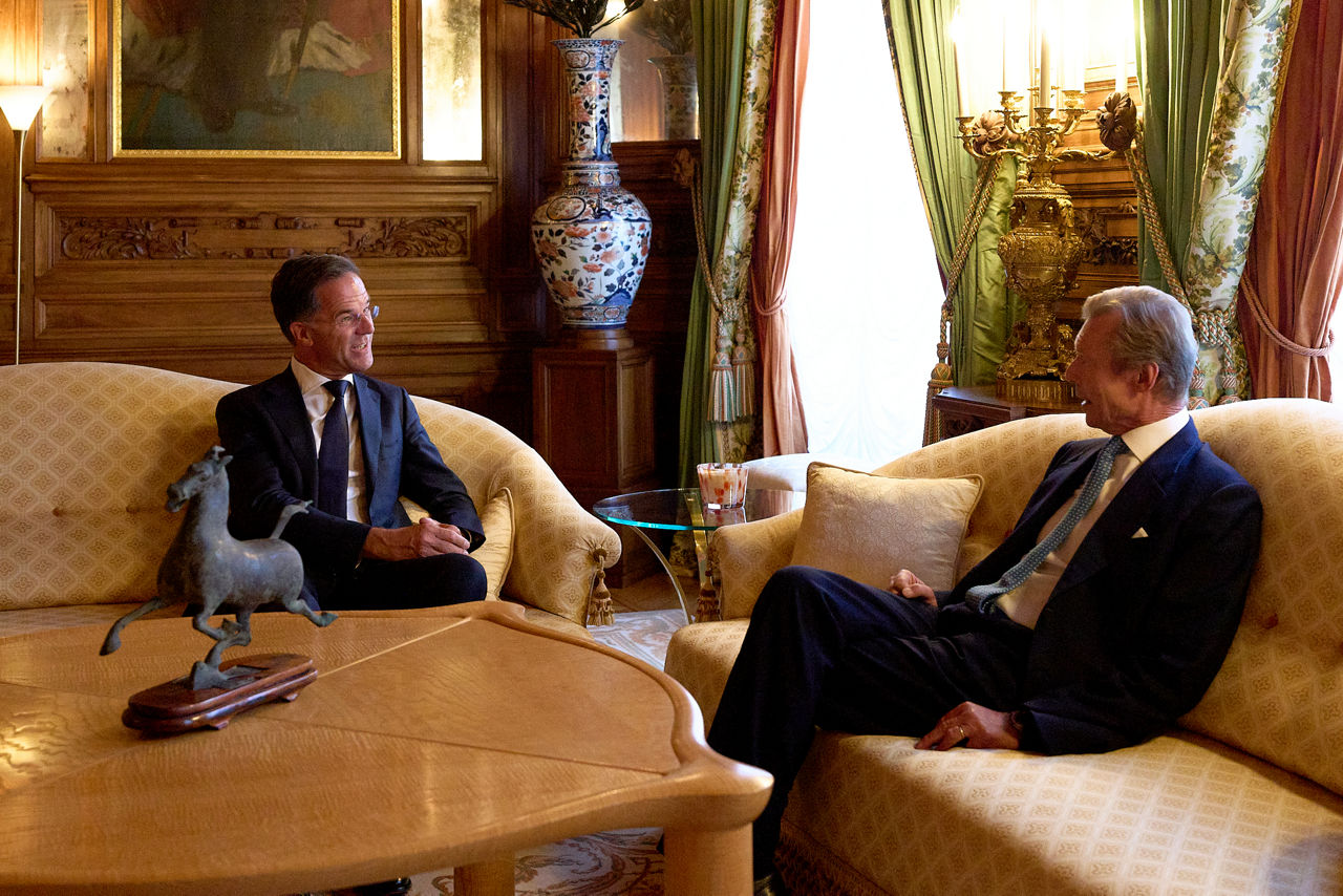 NATO Secretary General Mark Rutte meets with His Royal Highness Grand-Duke Henri