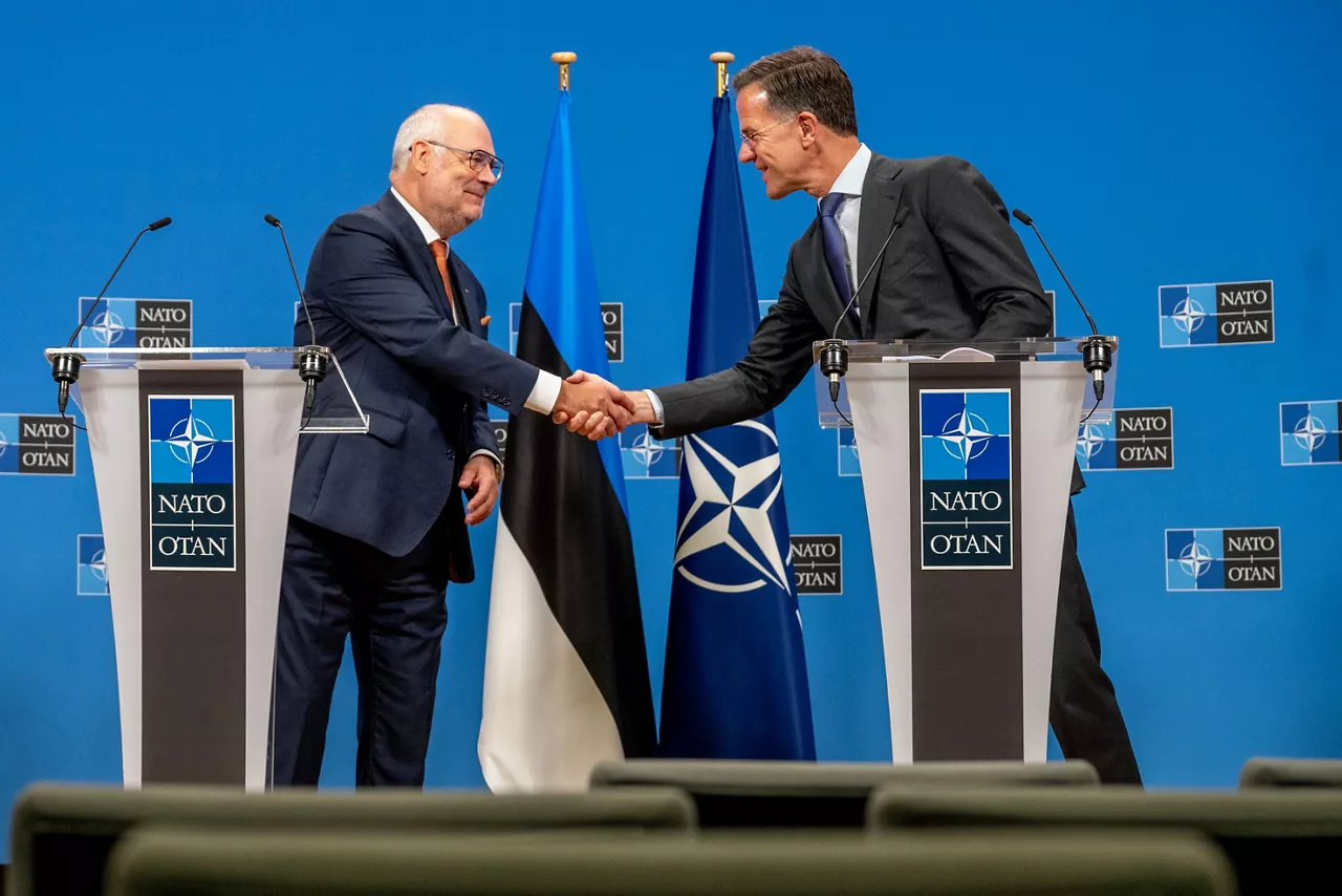 Joint press conference by the NATO Secretary General Mark Rutte and Alar Karis, President of Estonia at NATO Headquarters in Brussels, Belgium
