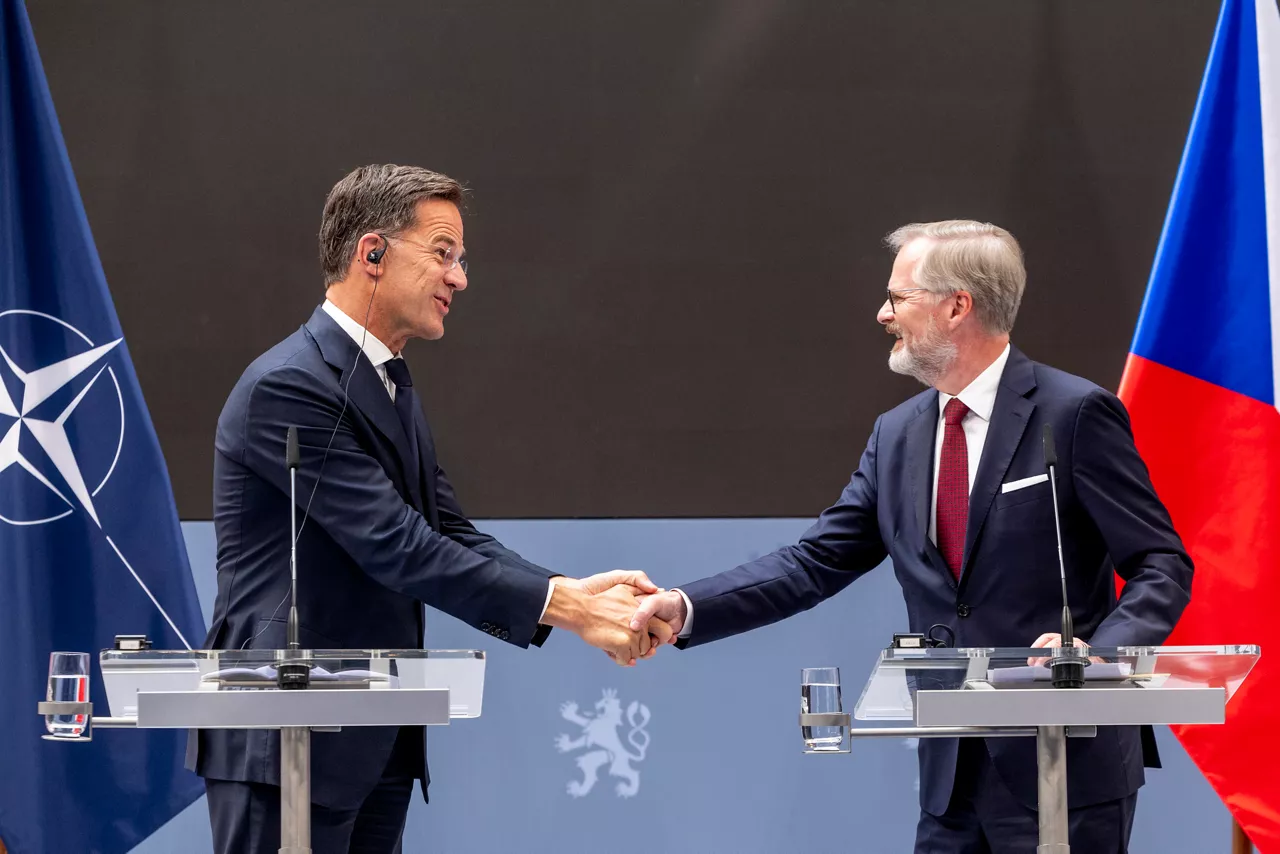 Joint press conference with NATO Secretary General Mark Rutte and the Prime Minister of Czechia, Petr Fiala