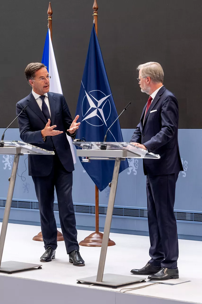 Joint press conference with NATO Secretary General Mark Rutte and the Prime Minister of Czechia, Petr Fiala