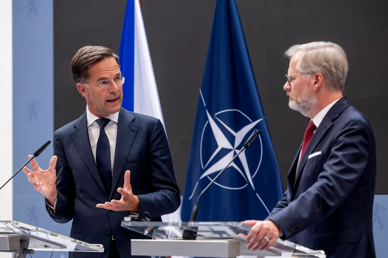 Joint press conference with NATO Secretary General Mark Rutte and the Prime Minister of Czechia, Petr Fiala