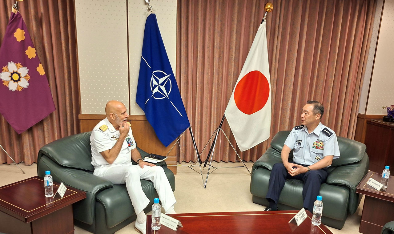 NATO CMC and General Hiroaki Uchikura, Chief of Staff, Joint Staff of the Japan Self-Defense Forces