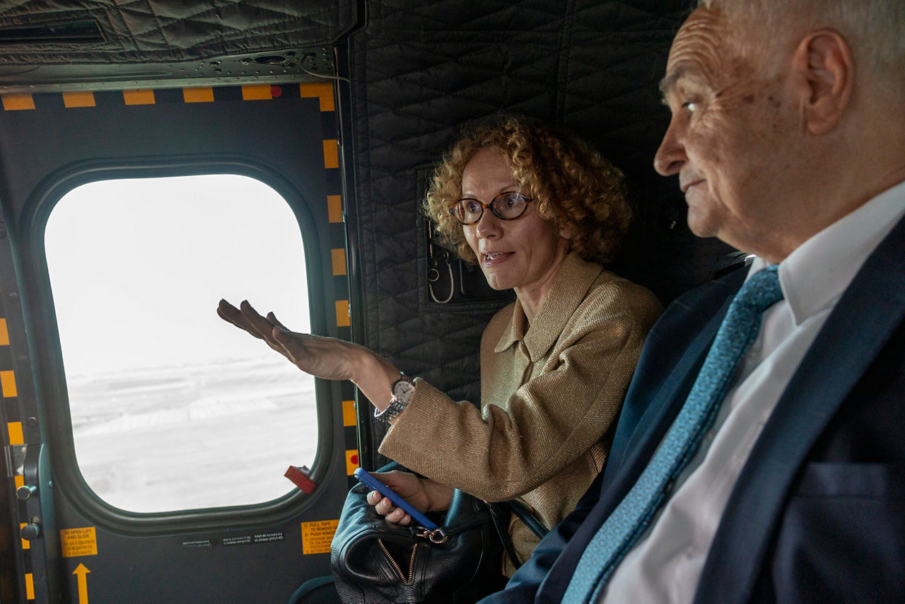 NATO Deputy Secretary General Radmilla Shekerinska and Atanas Zaprianov, Minister of Defence of Bulgaria