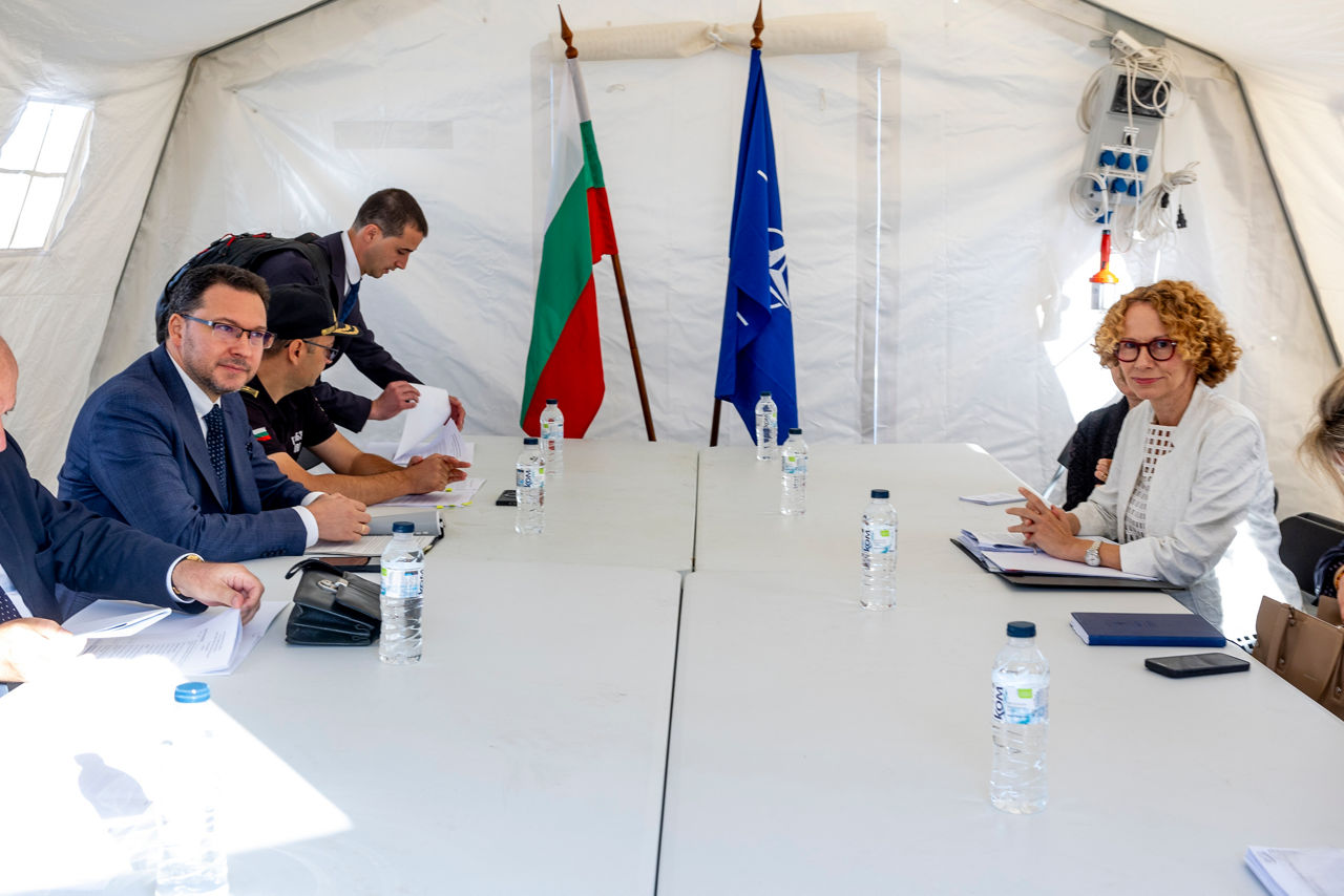 NATO Deputy Secretary General Radmilla Shekerinska visits the NATO Emergency Management exercise "BULGARIA 2025" with Daniel Mitov, Minister of the Interior of Bulgaria