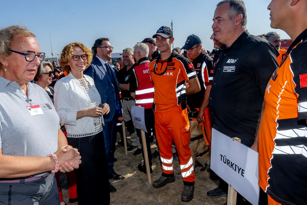 NATO Deputy Secretary General Radmilla Shekerinska visits the NATO Emergency Management exercise "BULGARIA 2025" with Daniel Mitov, Minister of the Interior of Bulgaria