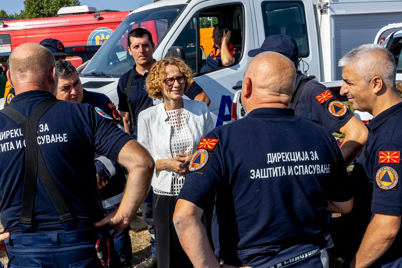 NATO Deputy Secretary General Radmilla Shekerinska visits the NATO Emergency Management exercise "BULGARIA 2025" with Daniel Mitov, Minister of the Interior of Bulgaria