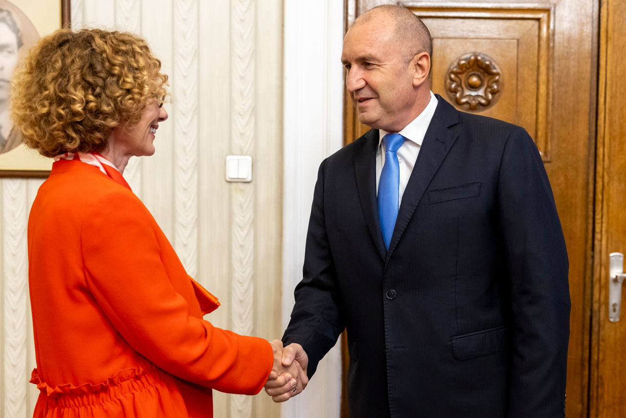NATO Deputy Secretary General Radmilla Shekerinska meets with Rumen Radev, President of Bulgaria