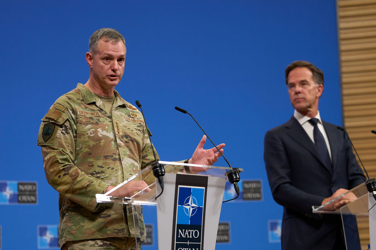 Joint press conference by NATO Secretary General Mark Rutte and Supreme Allied Commander Europe , General Alexus G. Grynkewich announcing the launch of “Eastern Sentry”