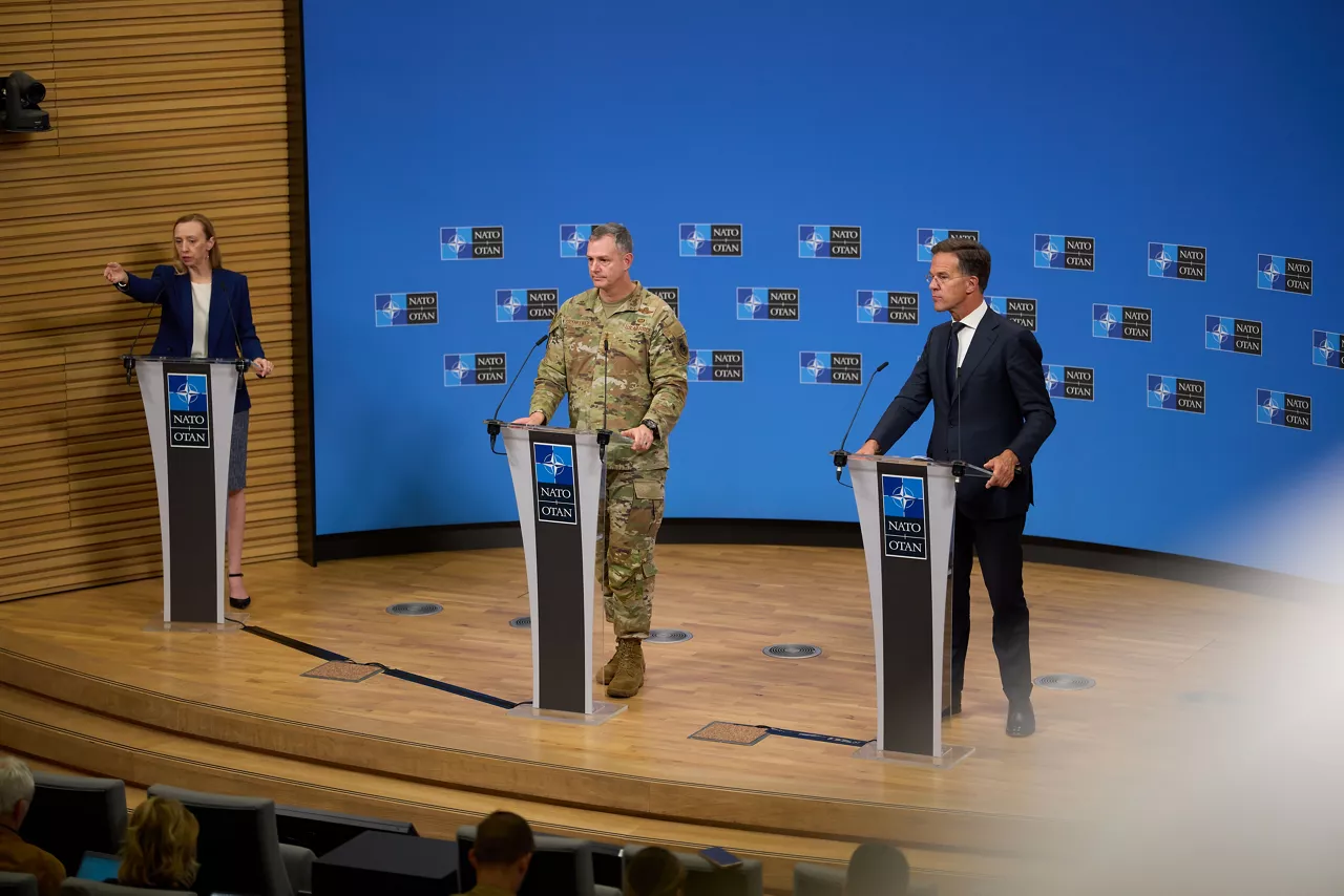 Joint press conference by NATO Secretary General Mark Rutte and Supreme Allied Commander Europe , General Alexus G. Grynkewich announcing the launch of “Eastern Sentry”