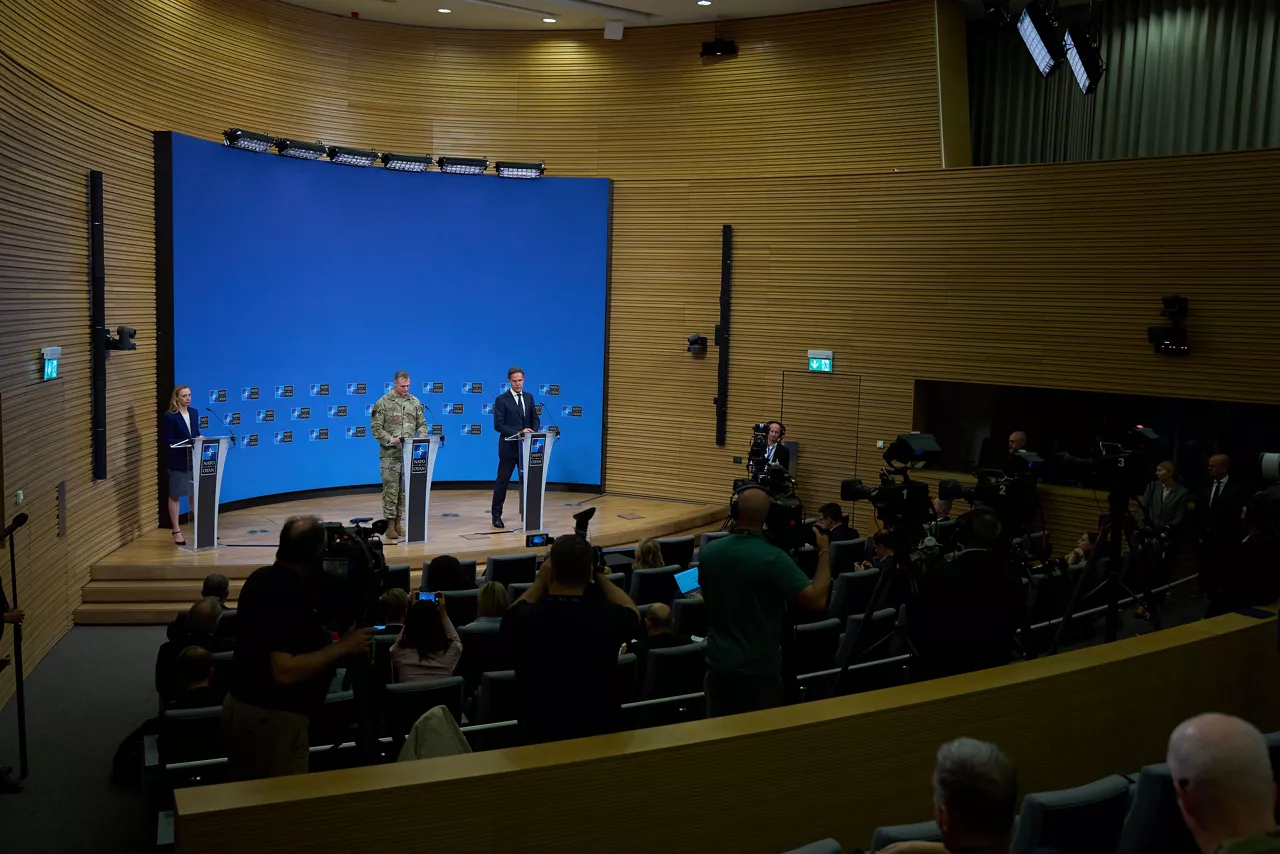 Joint press conference by NATO Secretary General Mark Rutte and Supreme Allied Commander Europe , General Alexus G. Grynkewich announcing the launch of “Eastern Sentry”