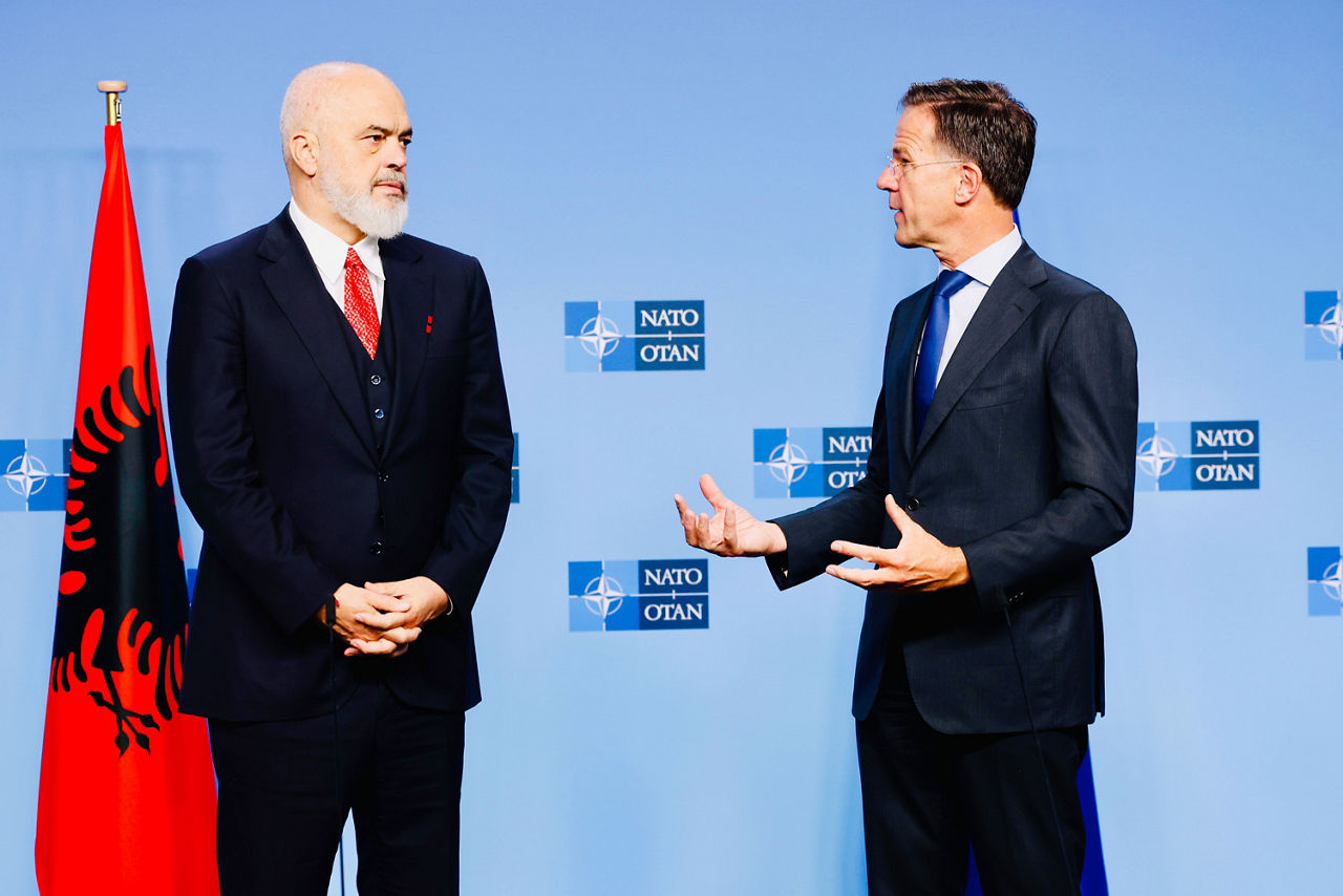 Remarks by NATO Secretary General Mark Rutte and Prime Minister of Albania Edi Rama