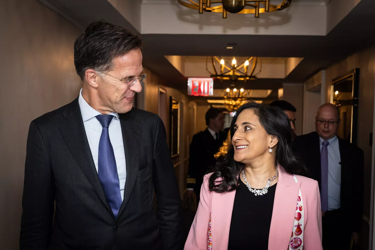 NATO Secretary General Mark Rutte meets with Anita Anand, Minister of Foreign Affairs of Canada