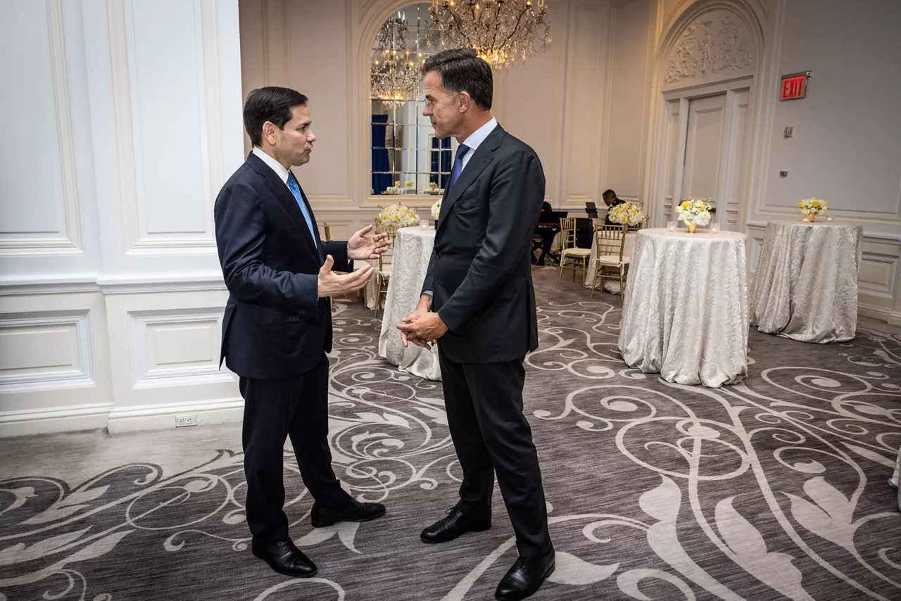 NATO Secretary General Mark Rutte meets with US Secretary of State, Marco Rubio