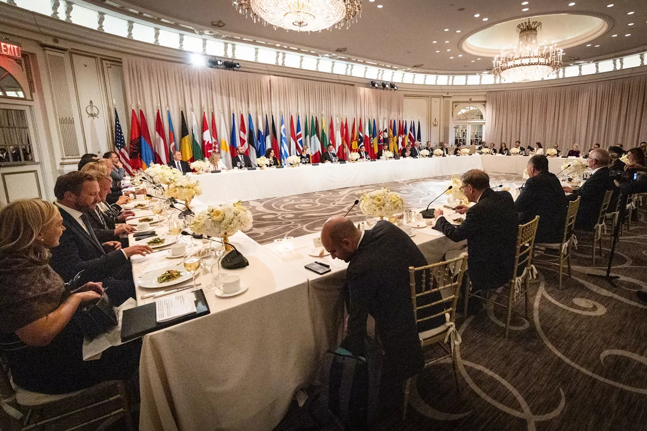 NATO Secretary General Mark Rutte at the Transatlantic Dinner hosted by US Secretary of State, Marco Rubio