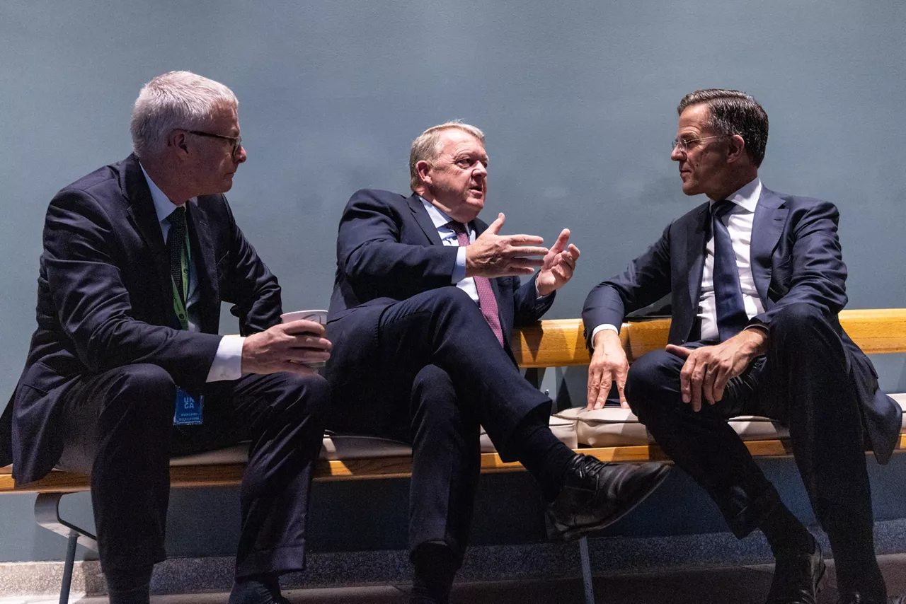 NATO Secretary General Mark Rutte meets with Lars Løkke Rasmussen, Minister for Foreign Affairs of Denmark