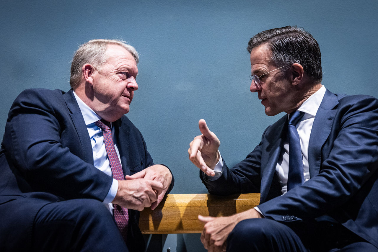 NATO Secretary General Mark Rutte meets with Lars Løkke Rasmussen, Minister for Foreign Affairs of Denmark
