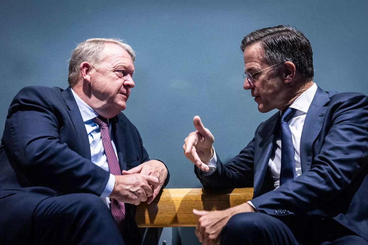 NATO Secretary General Mark Rutte meets with Lars Løkke Rasmussen, Minister for Foreign Affairs of Denmark