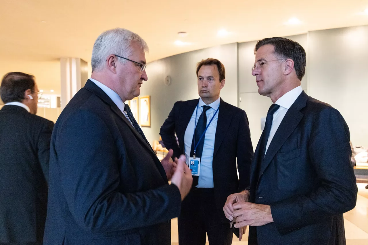NATO Secretary General Mark Rutte meets with Andrii Sybiha, Minister for Foreign Affairs of Ukraine