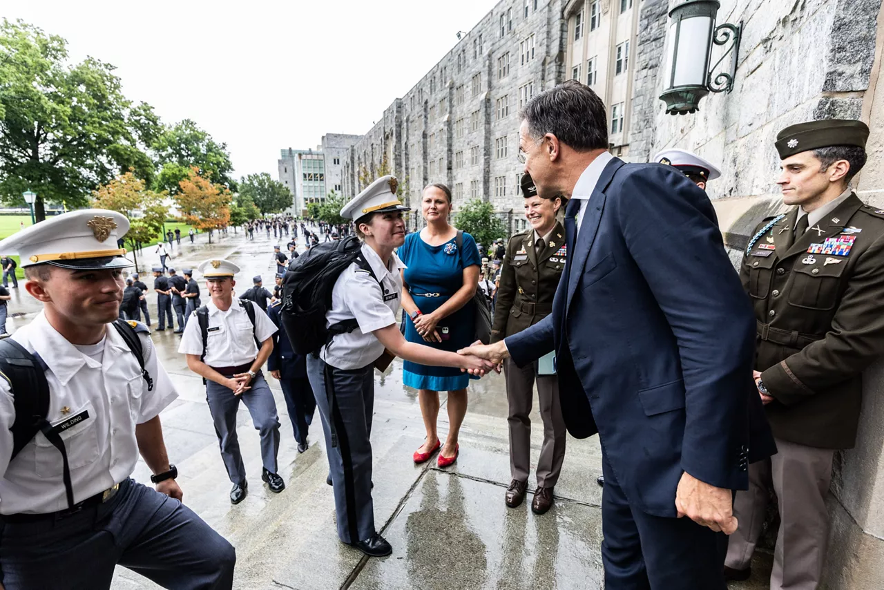 NATO Secretary General Mark Rutte visits the United States Military Academy West Point and meets with cadets