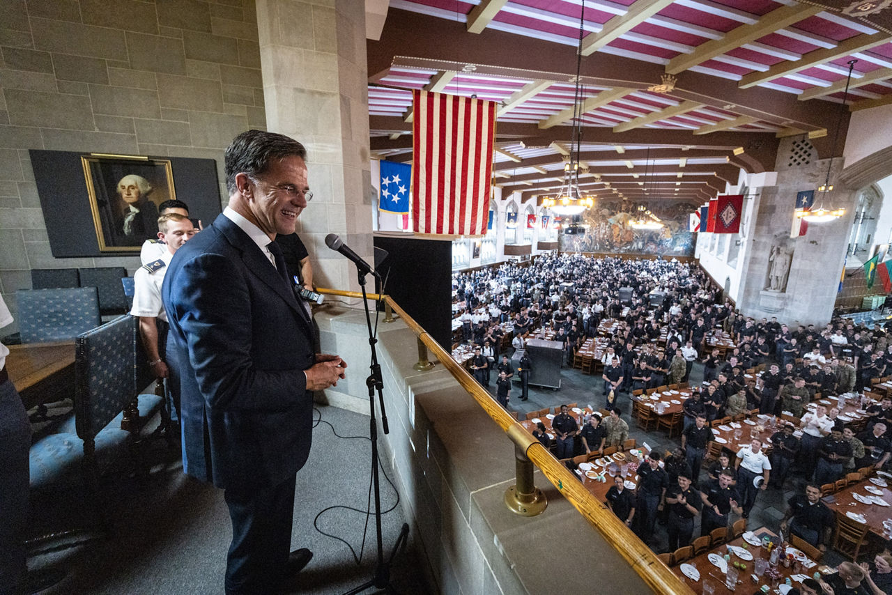 NATO Secretary General Mark Rutte visits the United States Military Academy West Point and meets with cadets