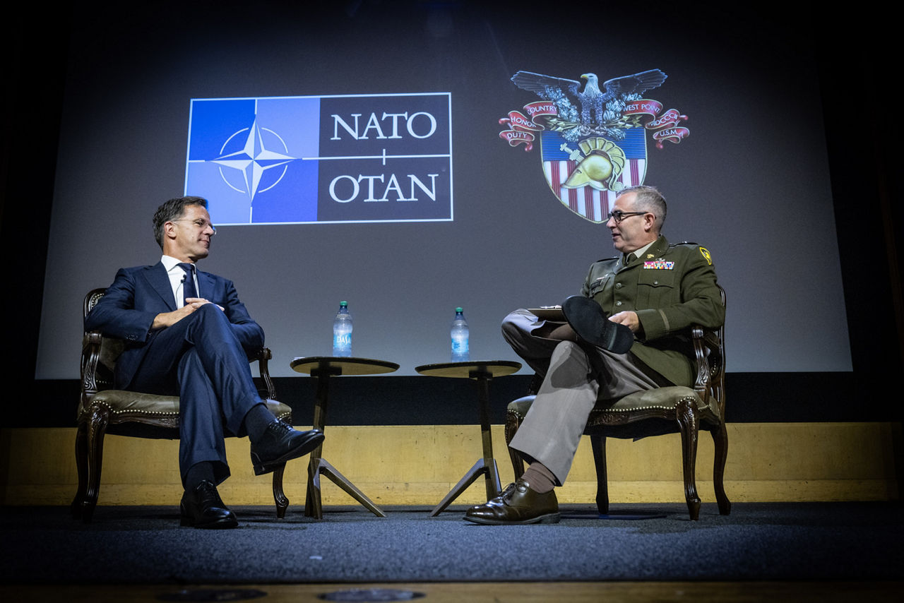 NATO Secretary General Mark Rutte visits the United States Military Academy West Point and addresses the cadets