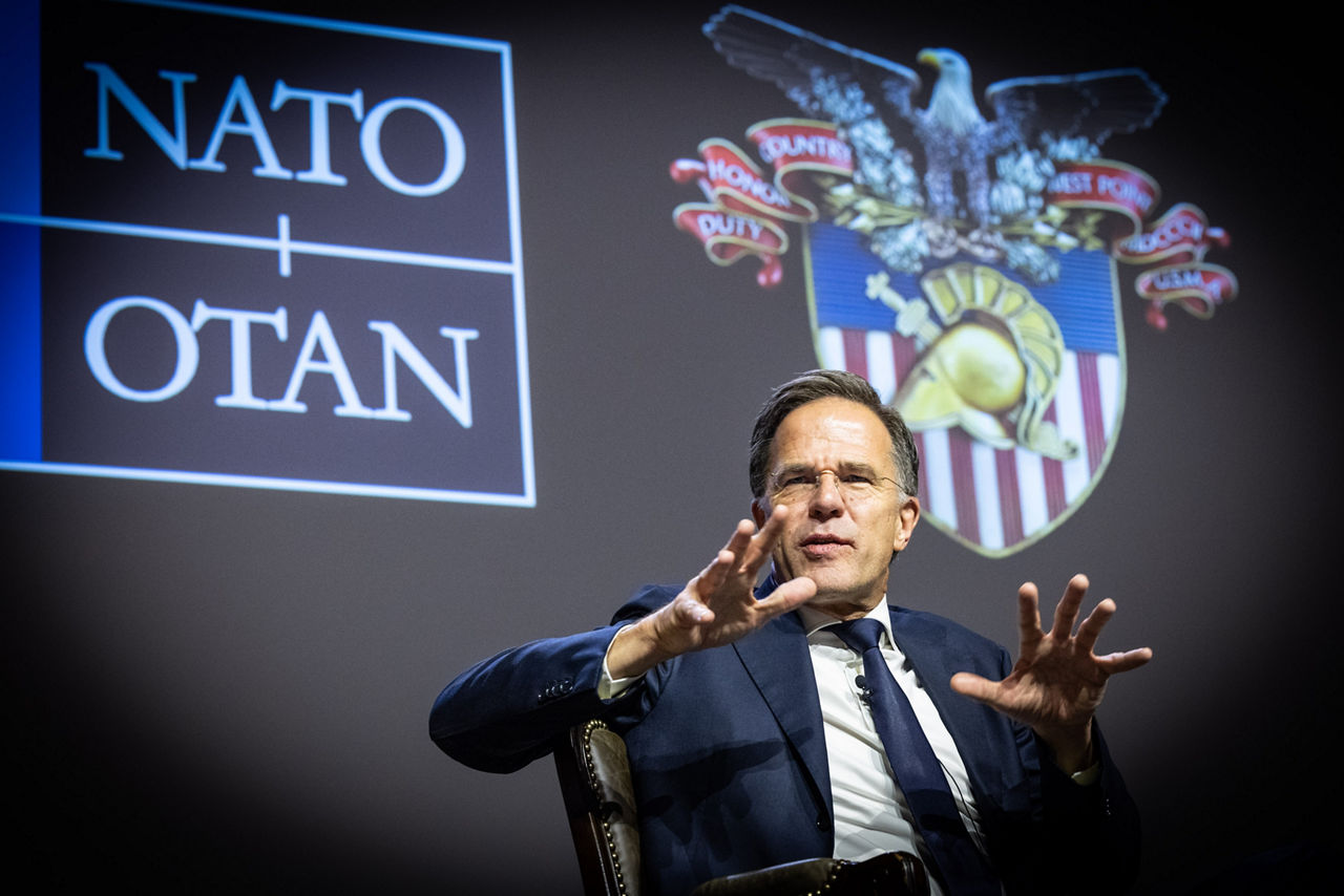 NATO Secretary General Mark Rutte visits the United States Military Academy West Point and addresses the cadets
