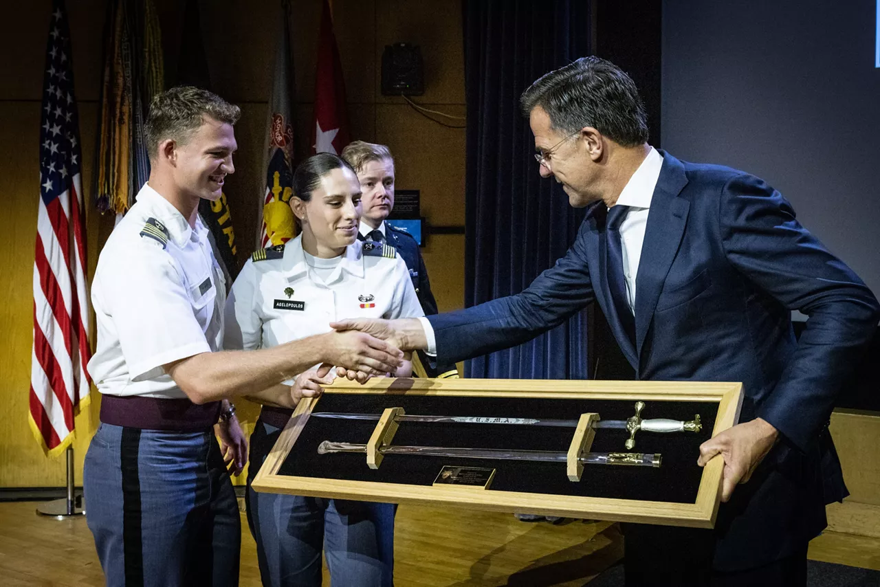 NATO Secretary General Mark Rutte visits the United States Military Academy West Point and addresses the cadets