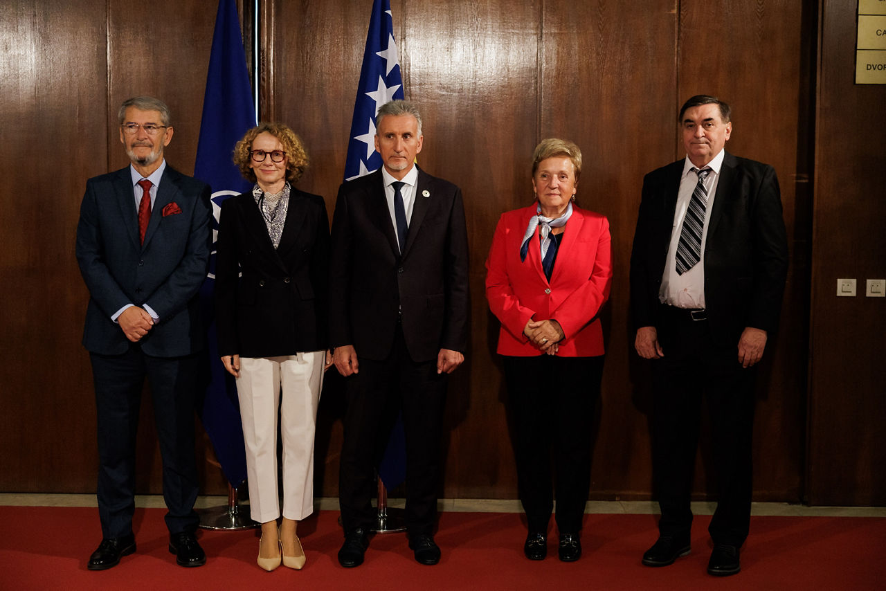 NATO Deputy Secretary General Radmila Shekerinska meets with Meeting with the members of BiH Joint Commission for Defence & Security and BiH Parliamentary Delegation to NATO PA