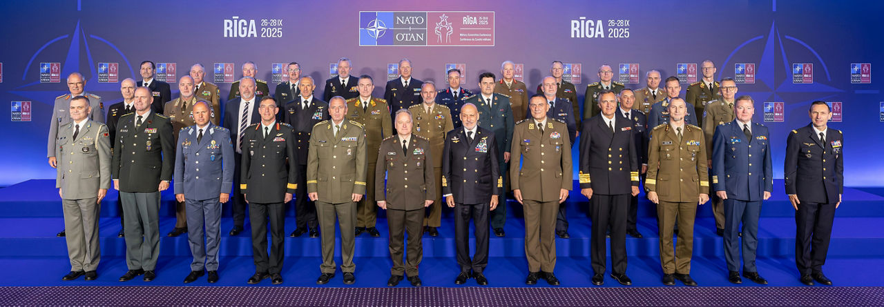 Family Photo of Allied Military Representatives