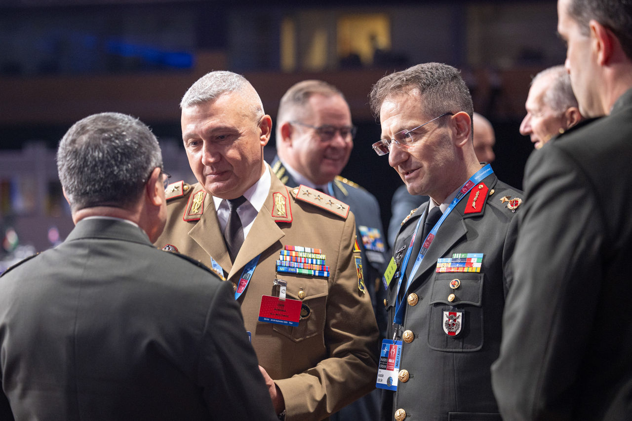 Chair of the NATO Military Committee, Admiral Giuseppe Cavo Dragone opens the Military Committee Conference