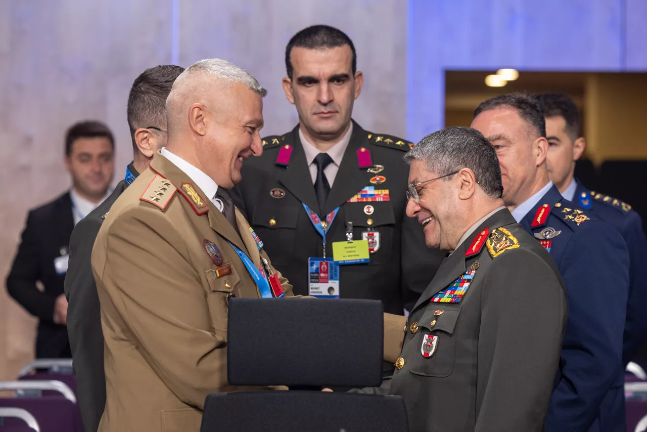Chair of the NATO Military Committee, Admiral Giuseppe Cavo Dragone opens the Military Committee Conference