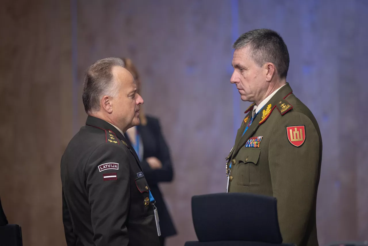 Chair of the NATO Military Committee, Admiral Giuseppe Cavo Dragone opens the Military Committee Conference