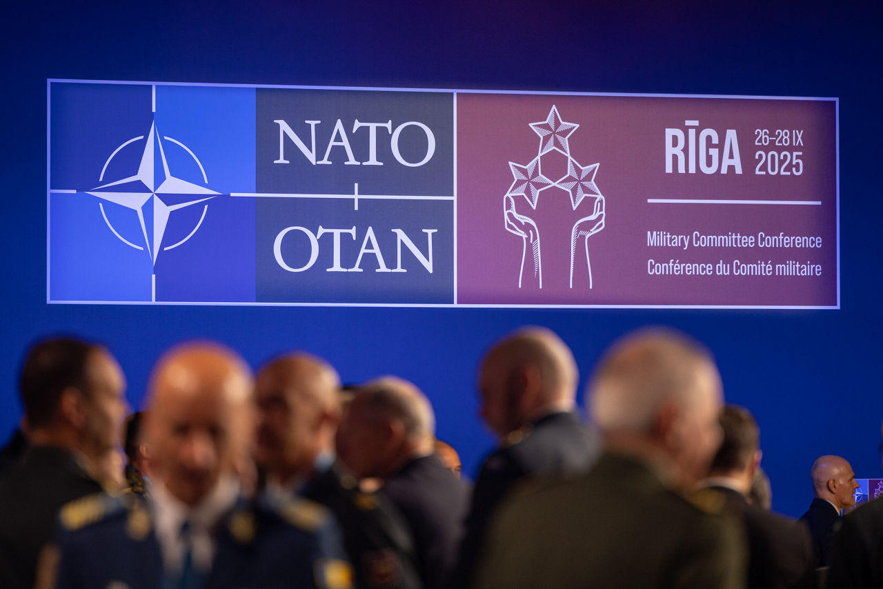 Chair of the NATO Military Committee, Admiral Giuseppe Cavo Dragone opens the Military Committee Conference