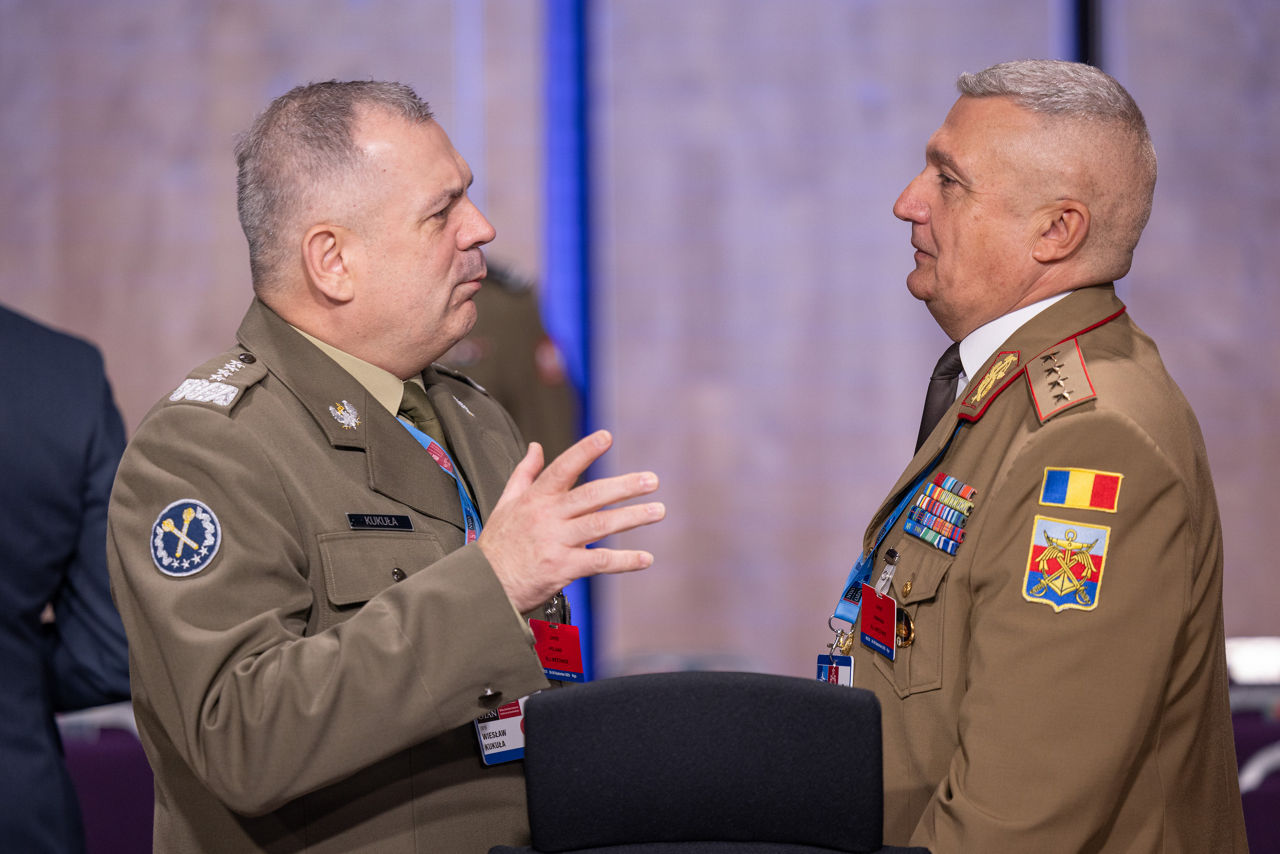 Chair of the NATO Military Committee, Admiral Giuseppe Cavo Dragone opens the Military Committee Conference