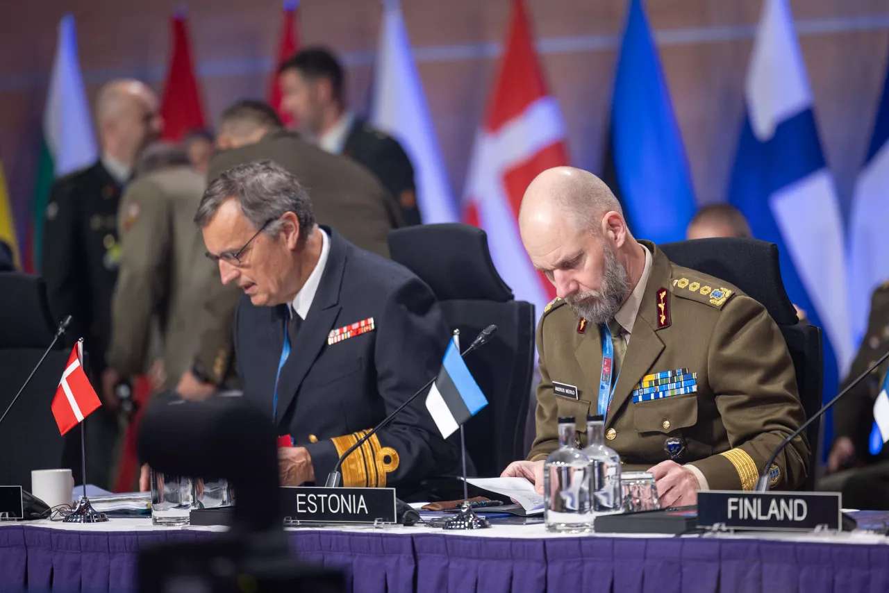 Chair of the NATO Military Committee, Admiral Giuseppe Cavo Dragone opens the Military Committee Conference