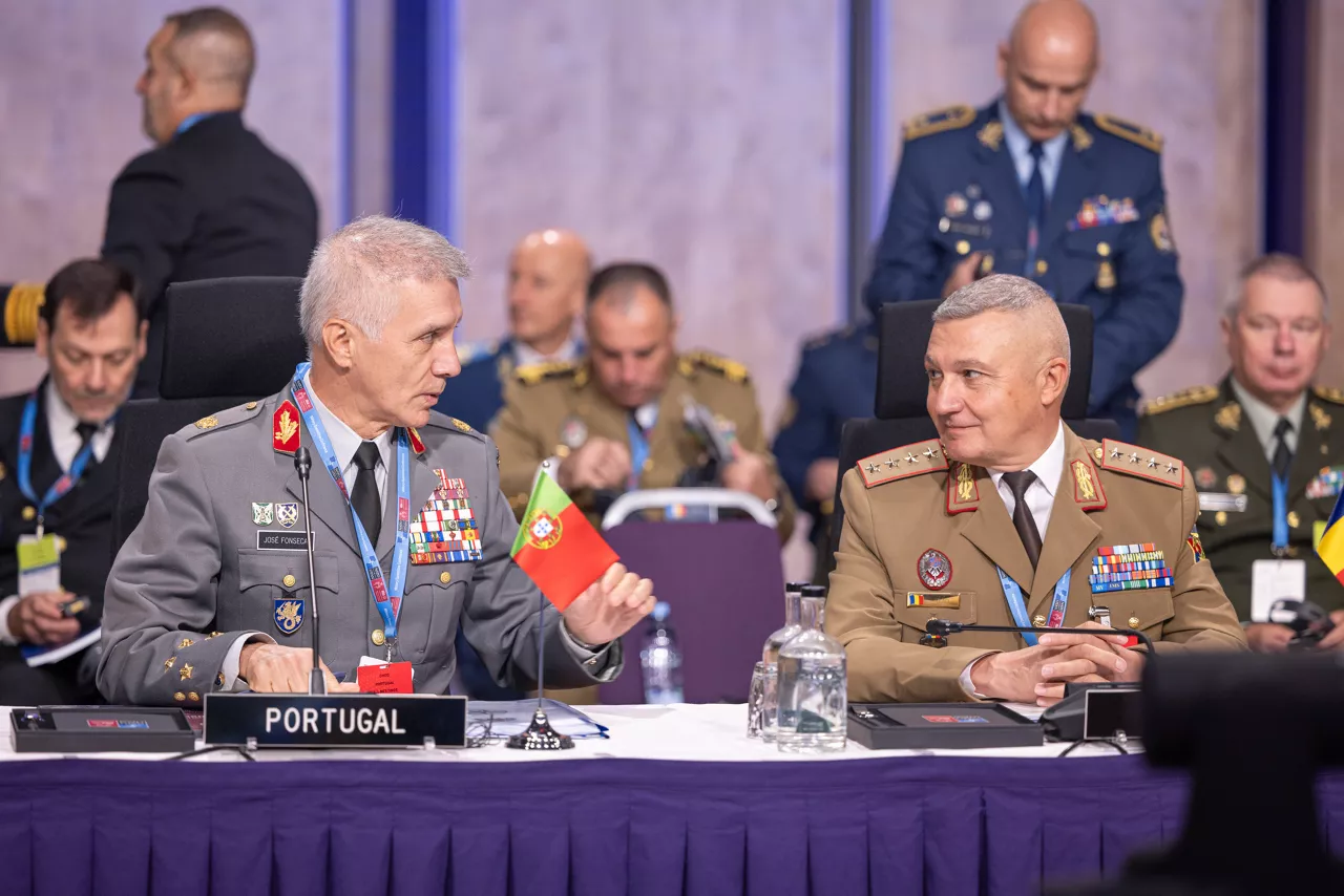 Chair of the NATO Military Committee, Admiral Giuseppe Cavo Dragone opens the Military Committee Conference