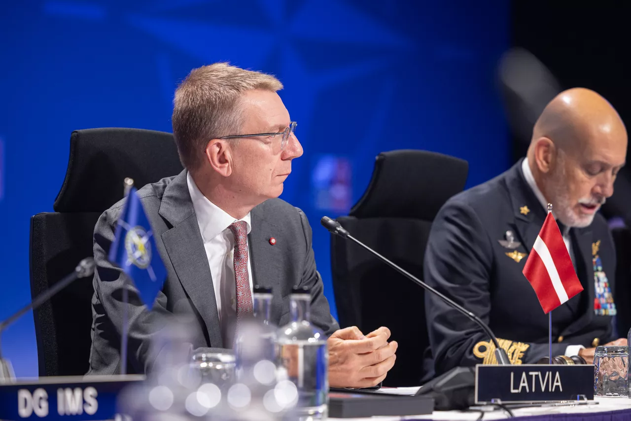 Chair of the NATO Military Committee, Admiral Giuseppe Cavo Dragone opens the Military Committee Conference