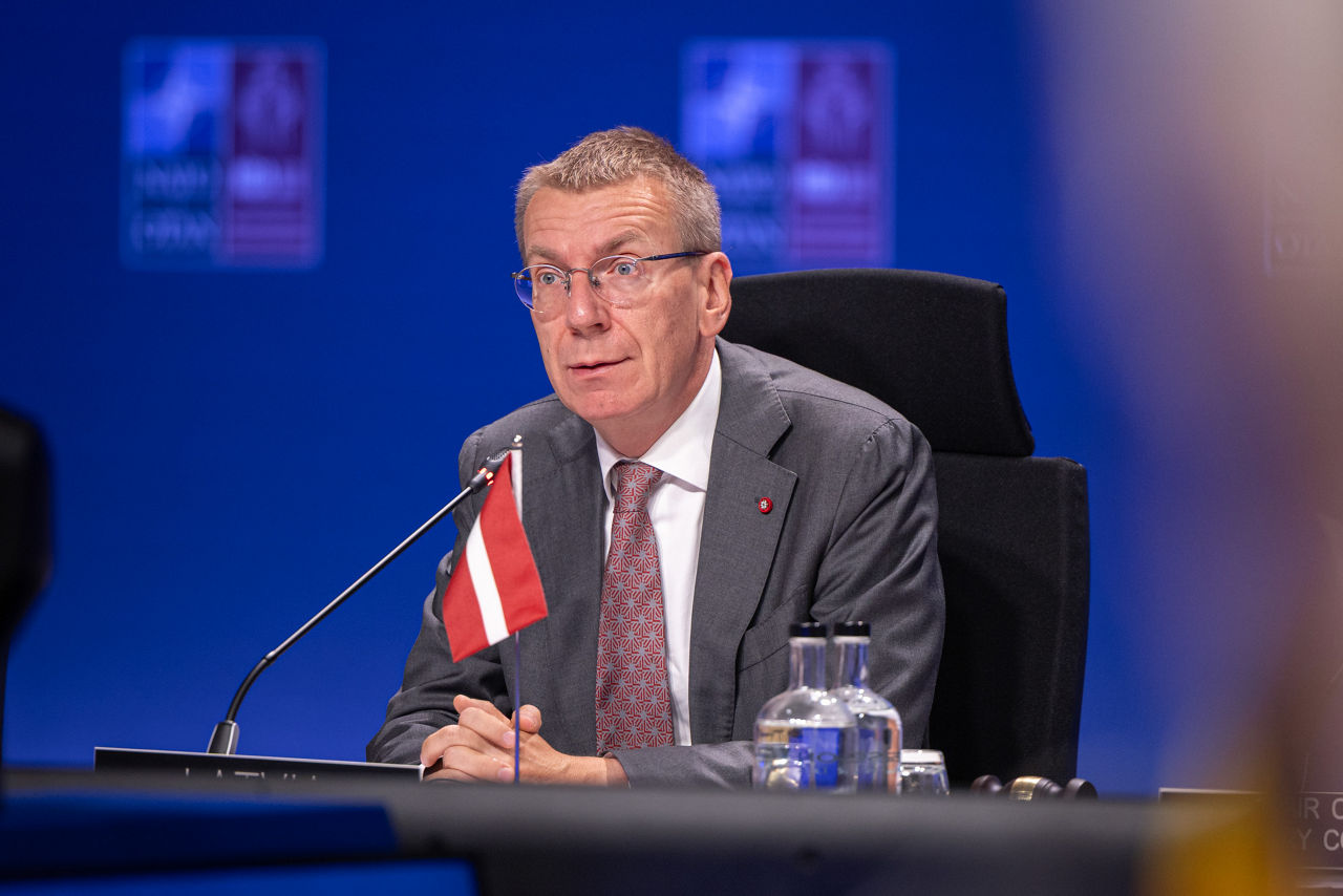 Chair of the NATO Military Committee, Admiral Giuseppe Cavo Dragone opens the Military Committee Conference