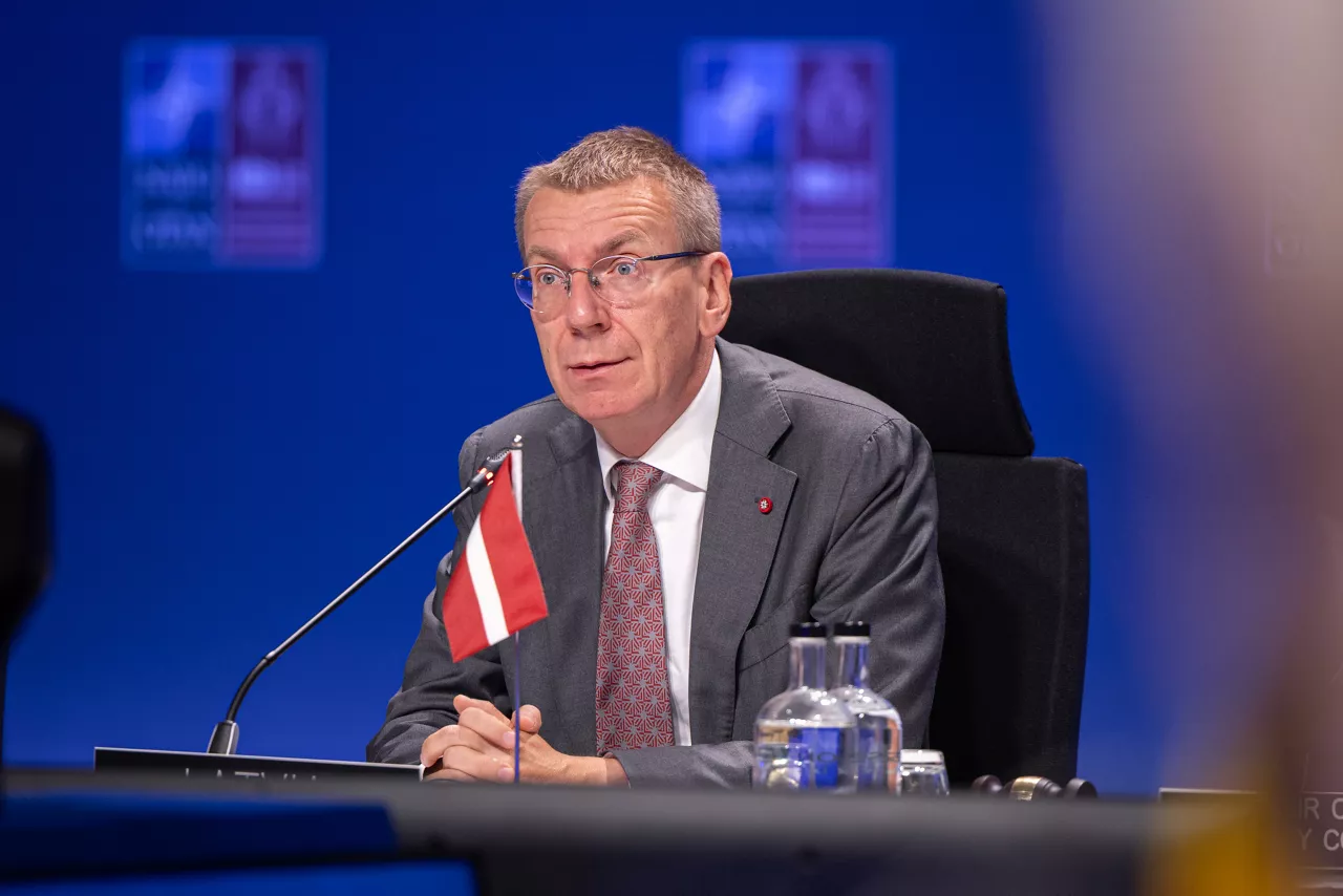 Chair of the NATO Military Committee, Admiral Giuseppe Cavo Dragone opens the Military Committee Conference