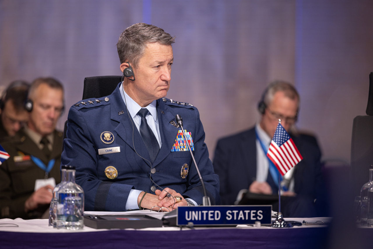 Chair of the NATO Military Committee, Admiral Giuseppe Cavo Dragone opens the Military Committee Conference