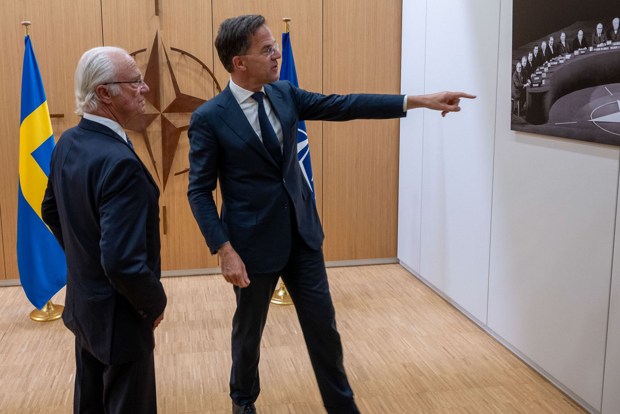 NATO Secretary General Mark Rutte meets His Majesty King Carl XVI Gustaf of Sweden
