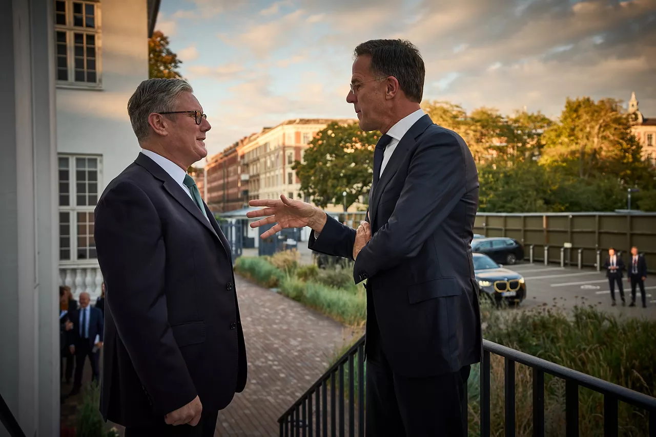 NATO Secretary General Mark Rutte meets with the UK Prime Minister, Keir Starmer