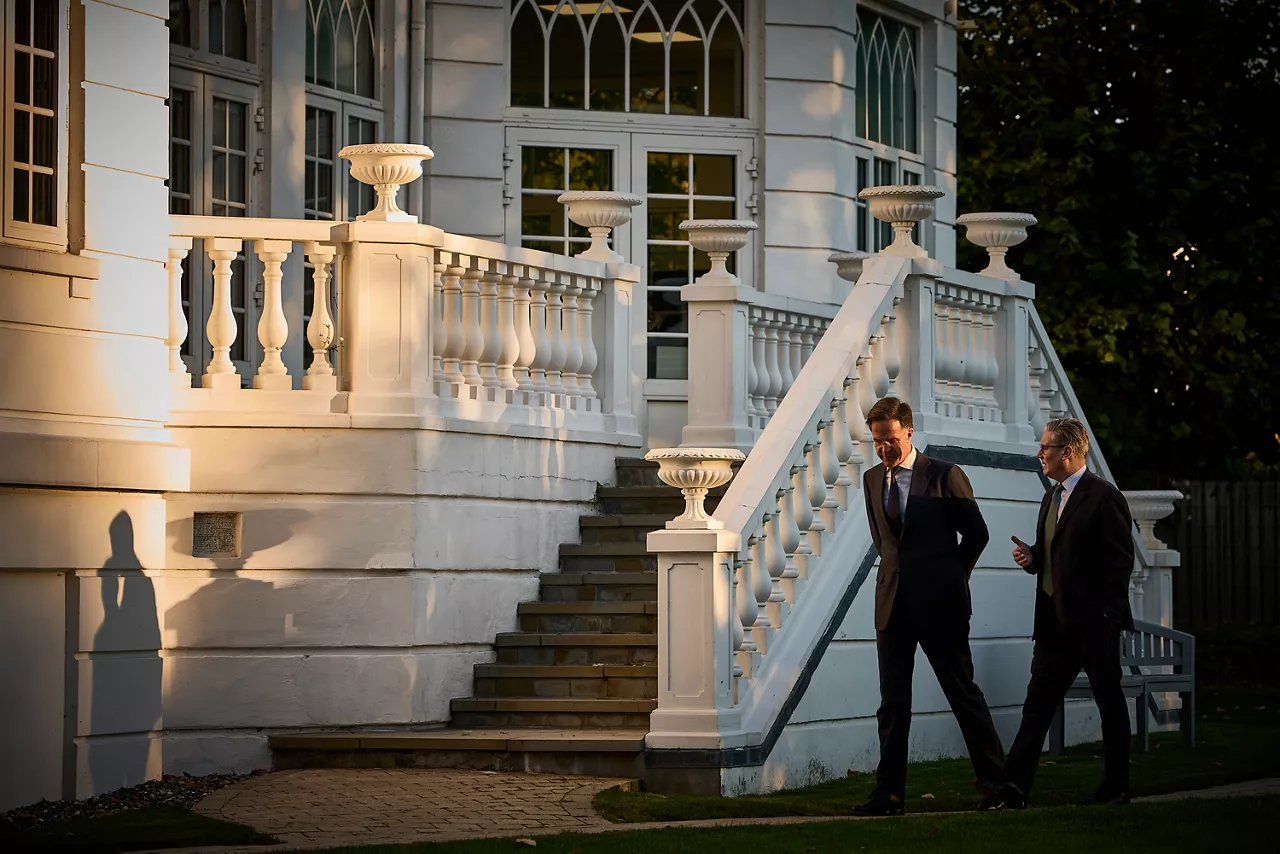 NATO Secretary General Mark Rutte meets with the UK Prime Minister, Keir Starmer